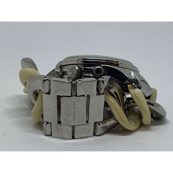 Michael Kors MK4263 Womens Stainless Steel Analog Silver Dial Quartz Watch GE113 - Picture 8 of 12